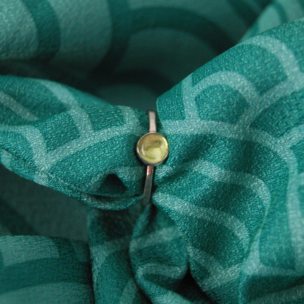 925 Peridot Ring