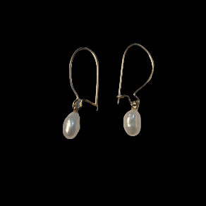 10KT Wire Seed Pearl Earrings
