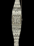 Caravelle Manual White Gold Watch