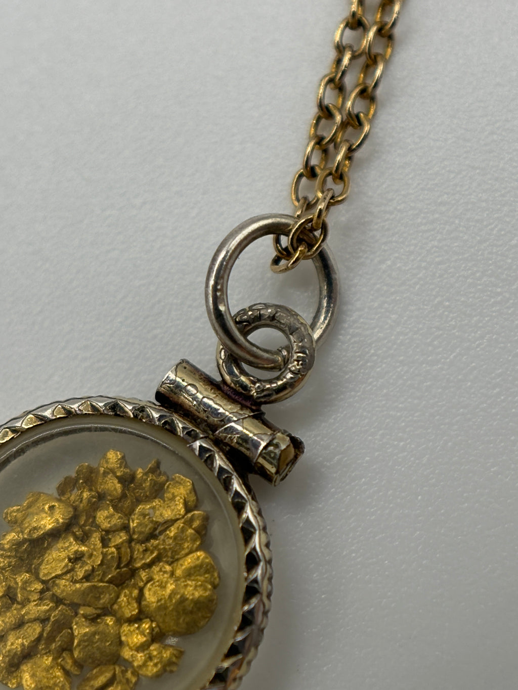 Collier Shaker en Or Laminé 22 carats Rare