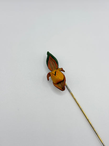 Virgin Slipper Flower Pin