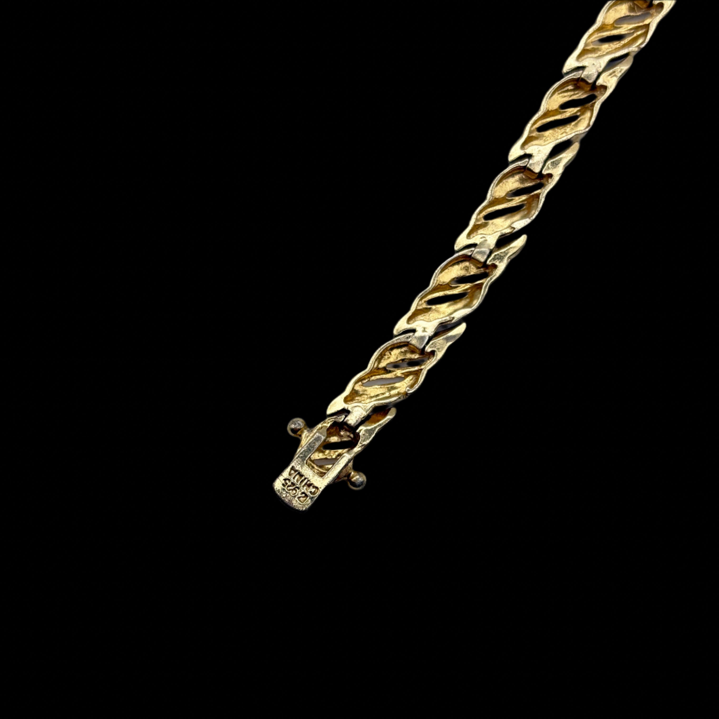 Gold Over Silver San Marcos Diamond Bracelet