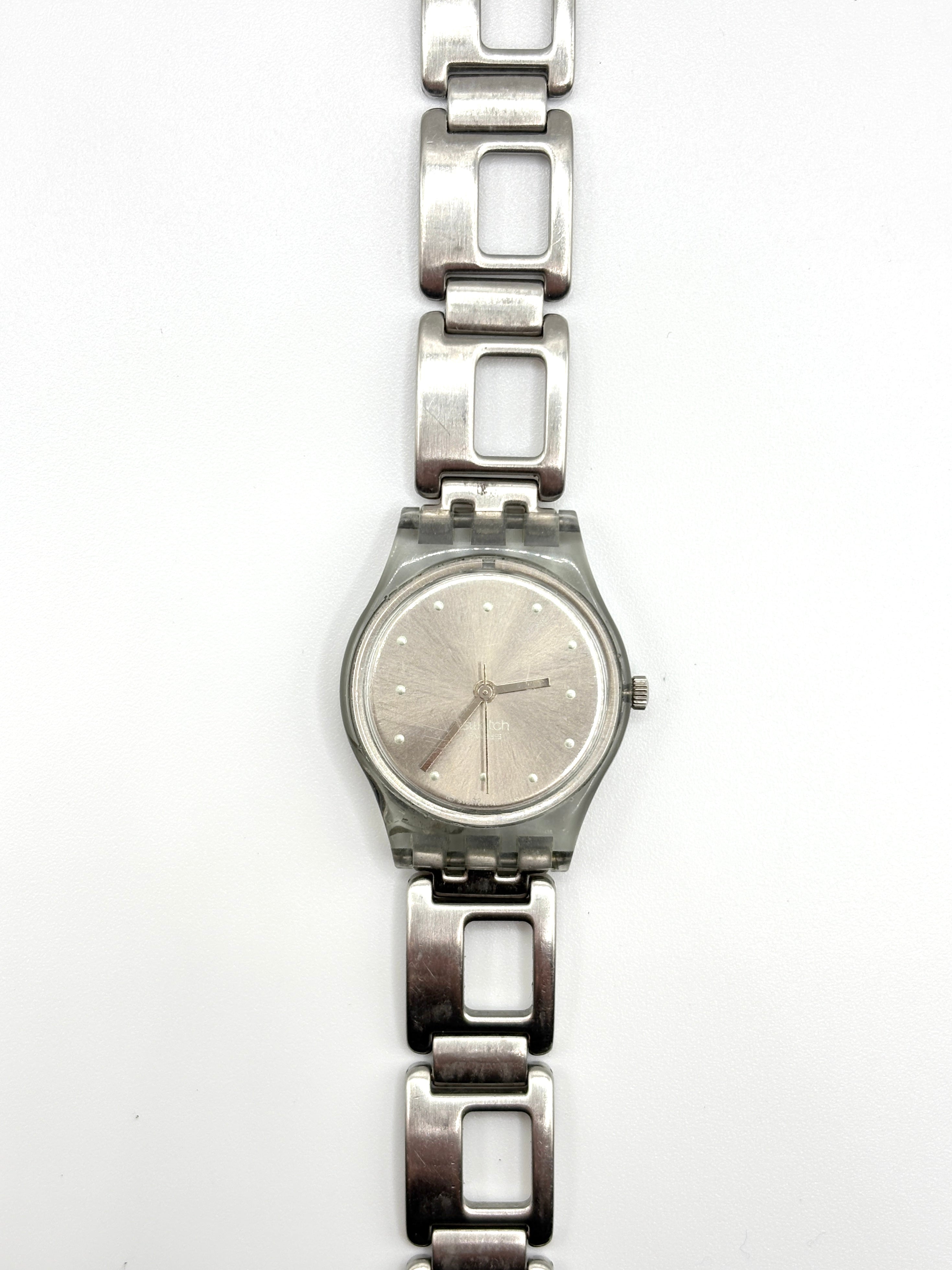 2000s Swatch Silver Cobbles