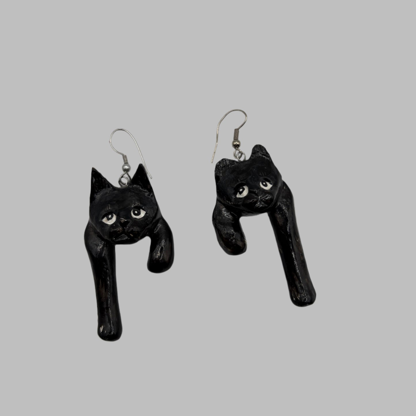 Black Cat Earrings
