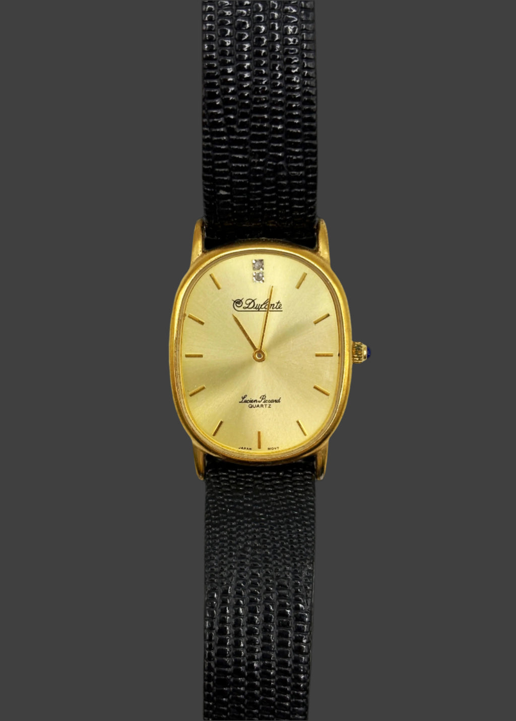 Lucien Piccard Analog Diamond Watch