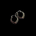 Gold-plated over Sterling Silver Hoops
