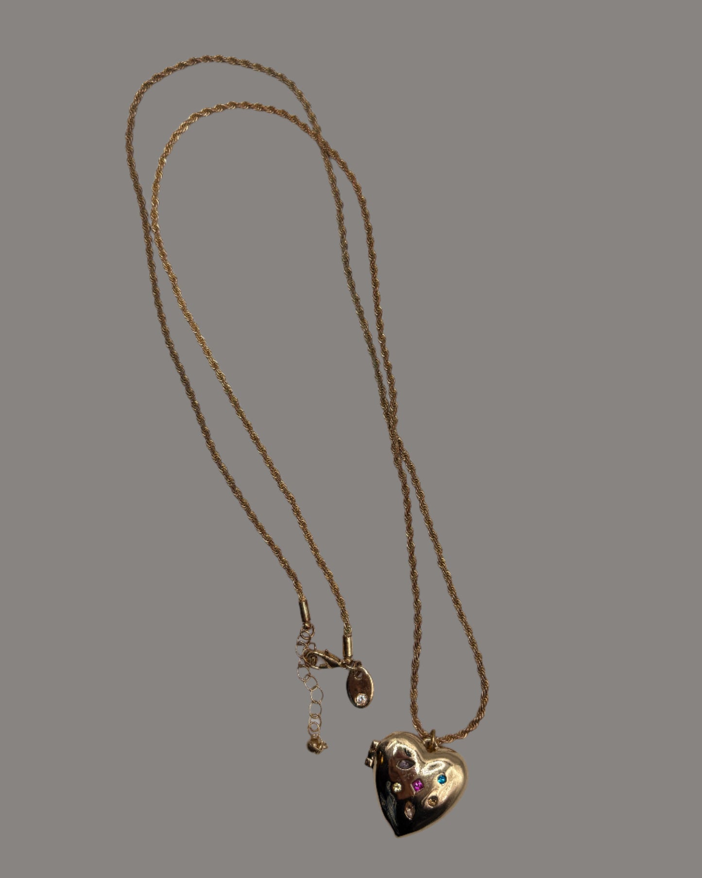 Betsy Johnson Heart Locket Pendant Necklace