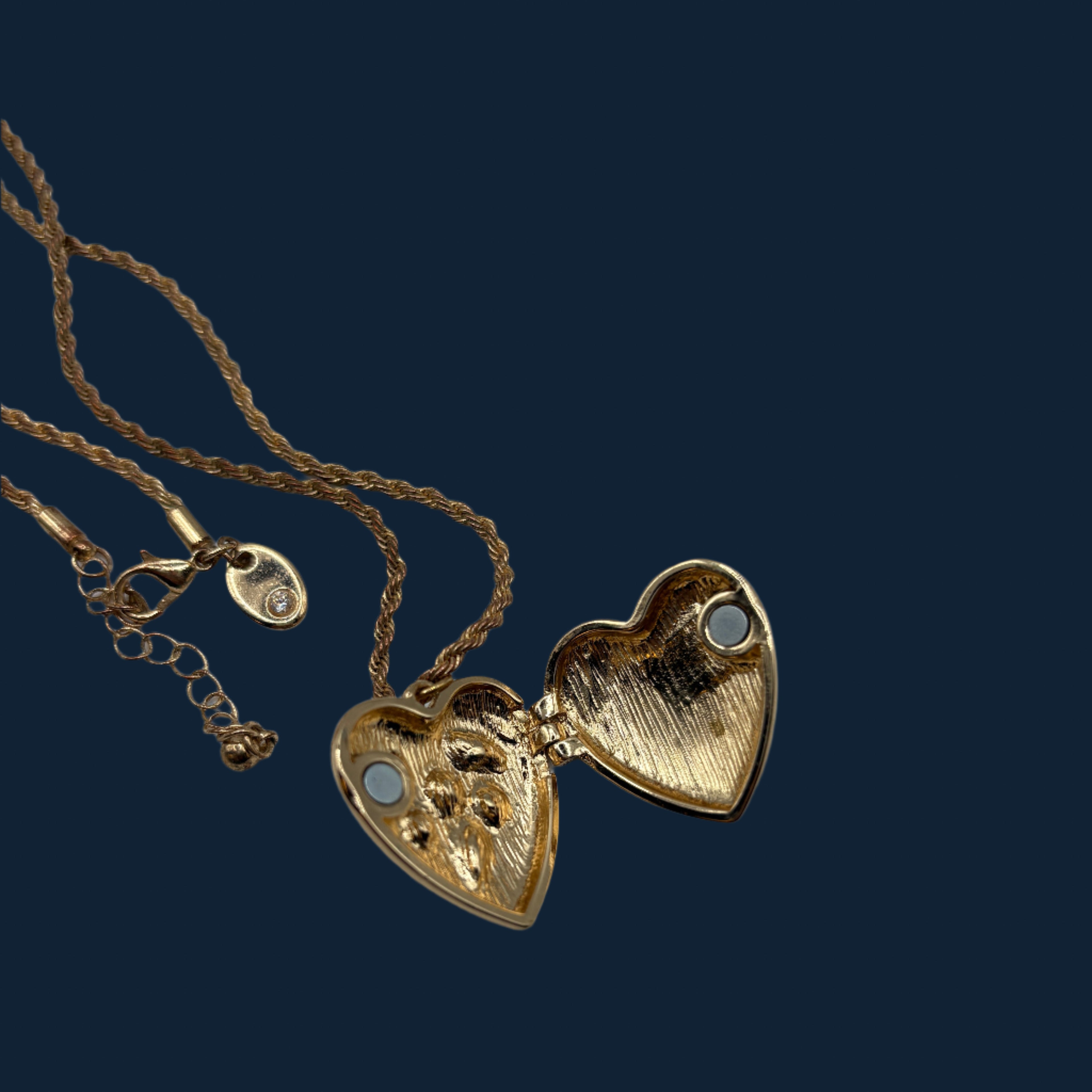 Betsy Johnson Heart Locket Pendant Necklace