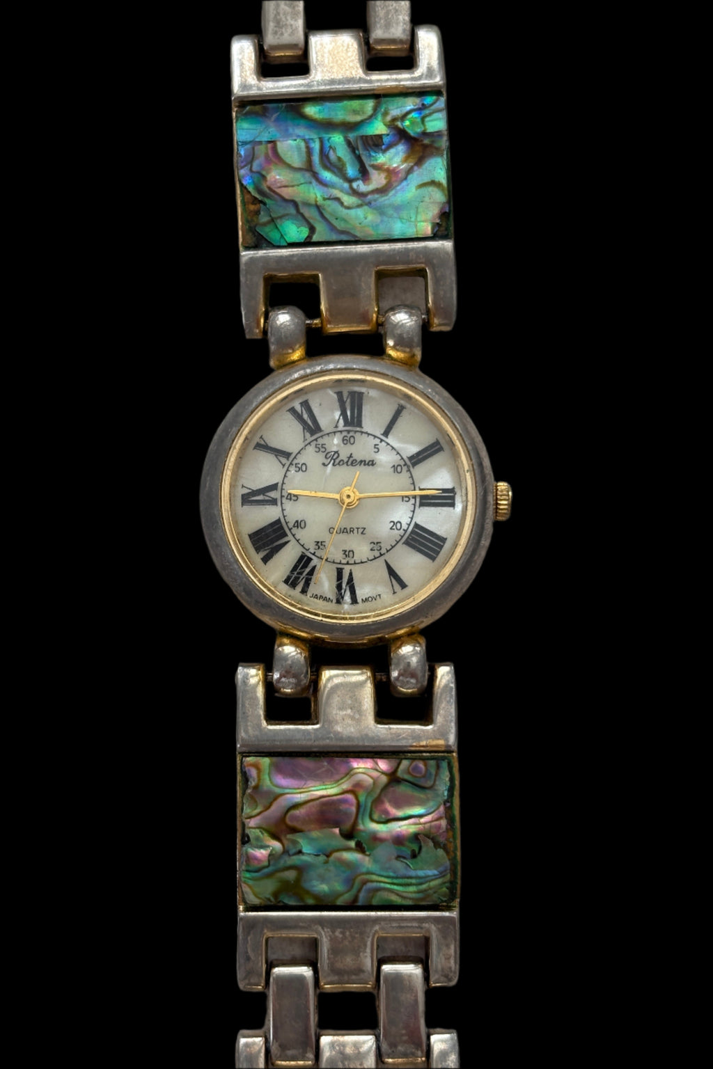 Rotena Abalone Analog Watch