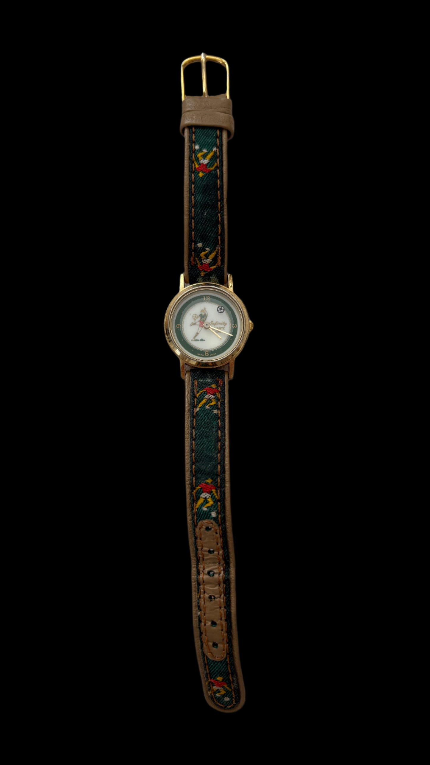 Vintage Infinity Soccer Analog Watch