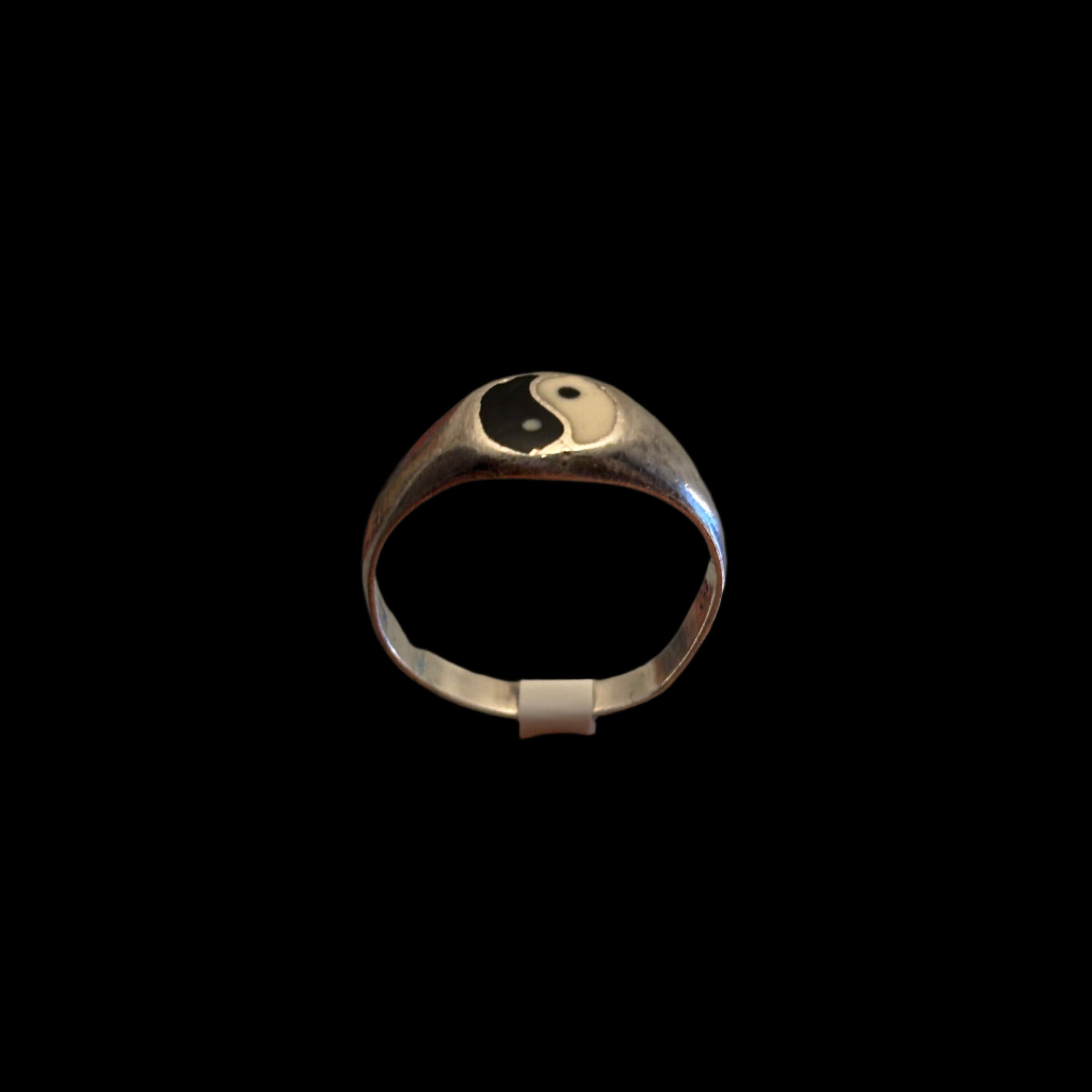925 Yin Yang Enamel Ring