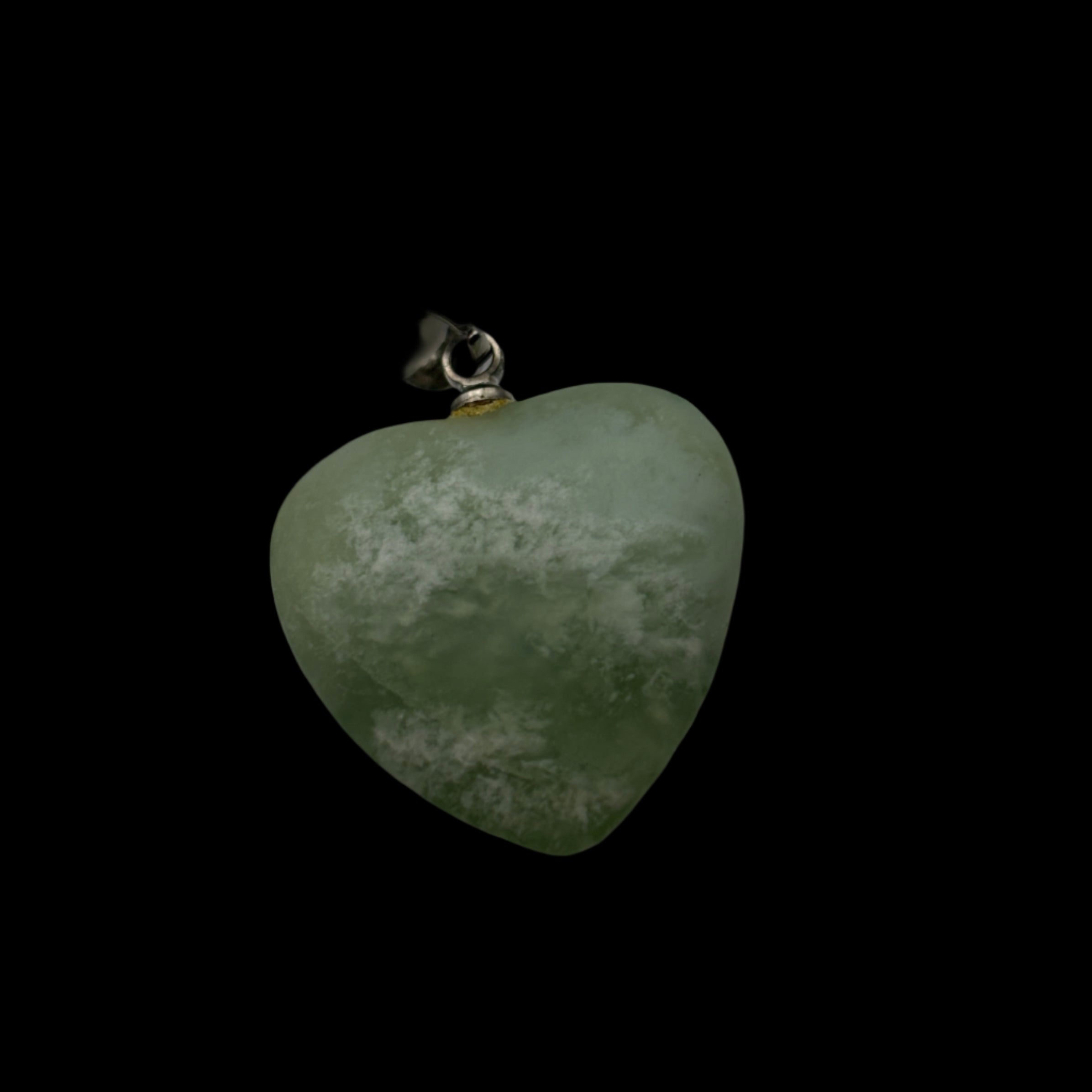 Milky Jade Heart Pendant need desc
