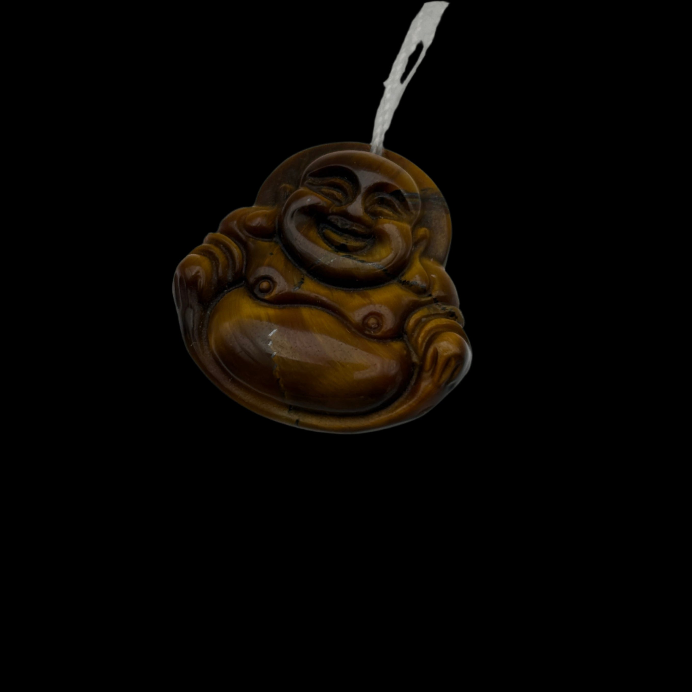 Tiger's Eye Buddha Pendant
