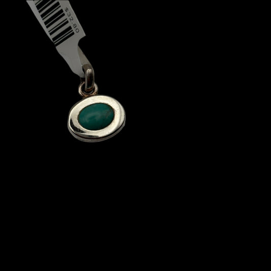 Sterling Silver Turqouise Charm