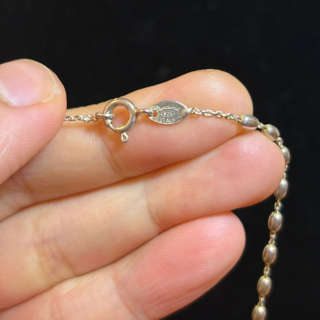 Sterling Silver Rosary by Dyadema