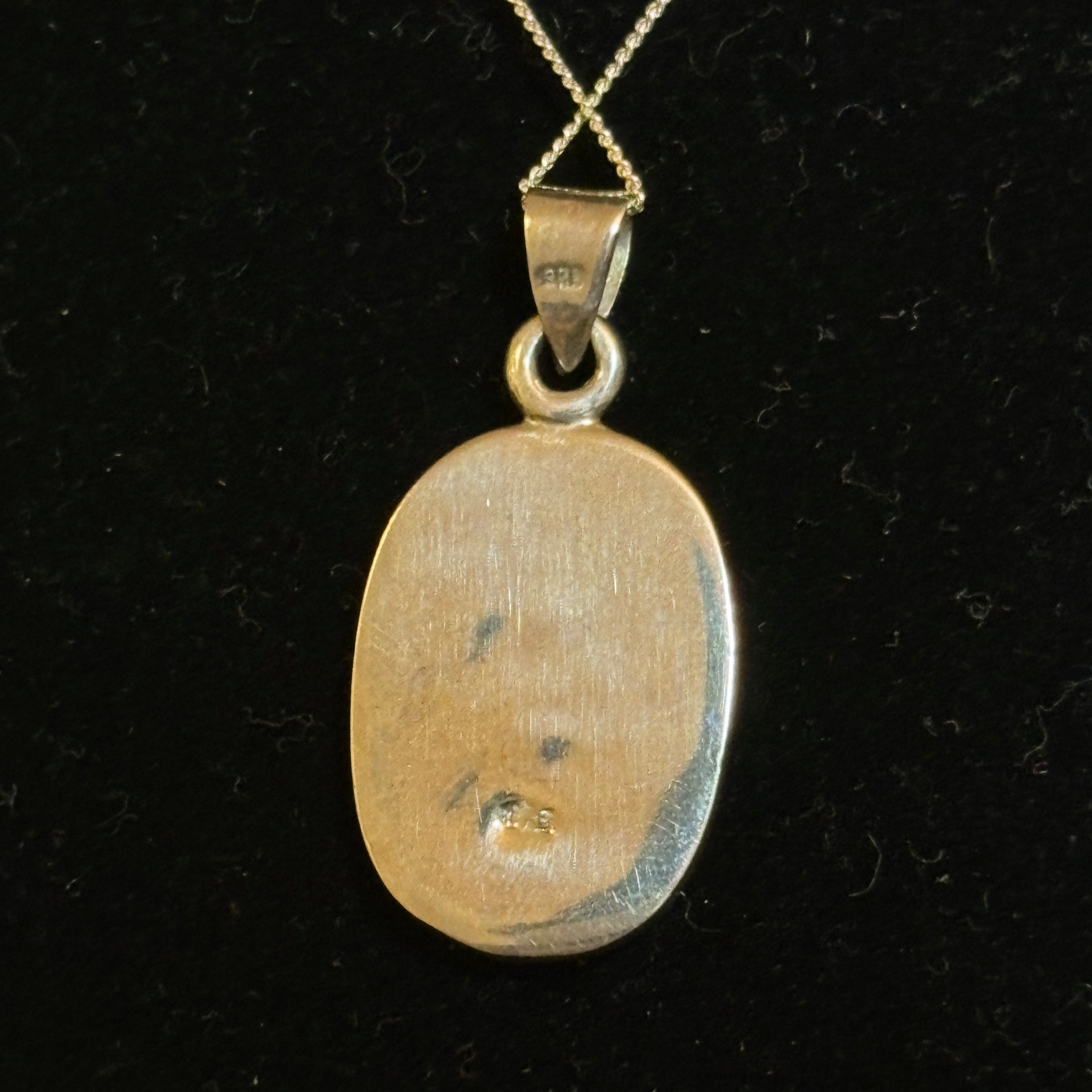 Sterling Silver Mosaic Mother of Pearl Necklace