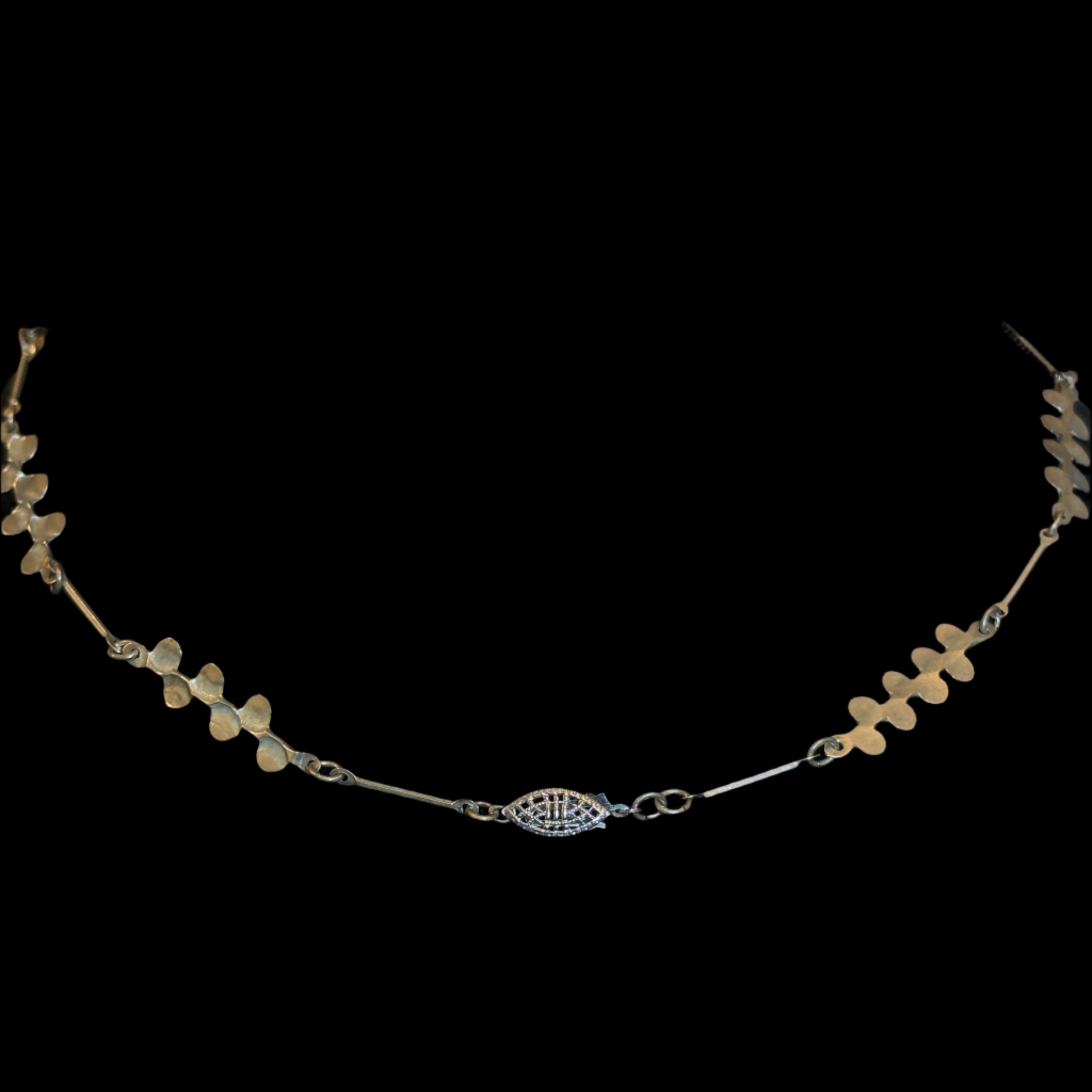 Sterling Station Chain Necklace