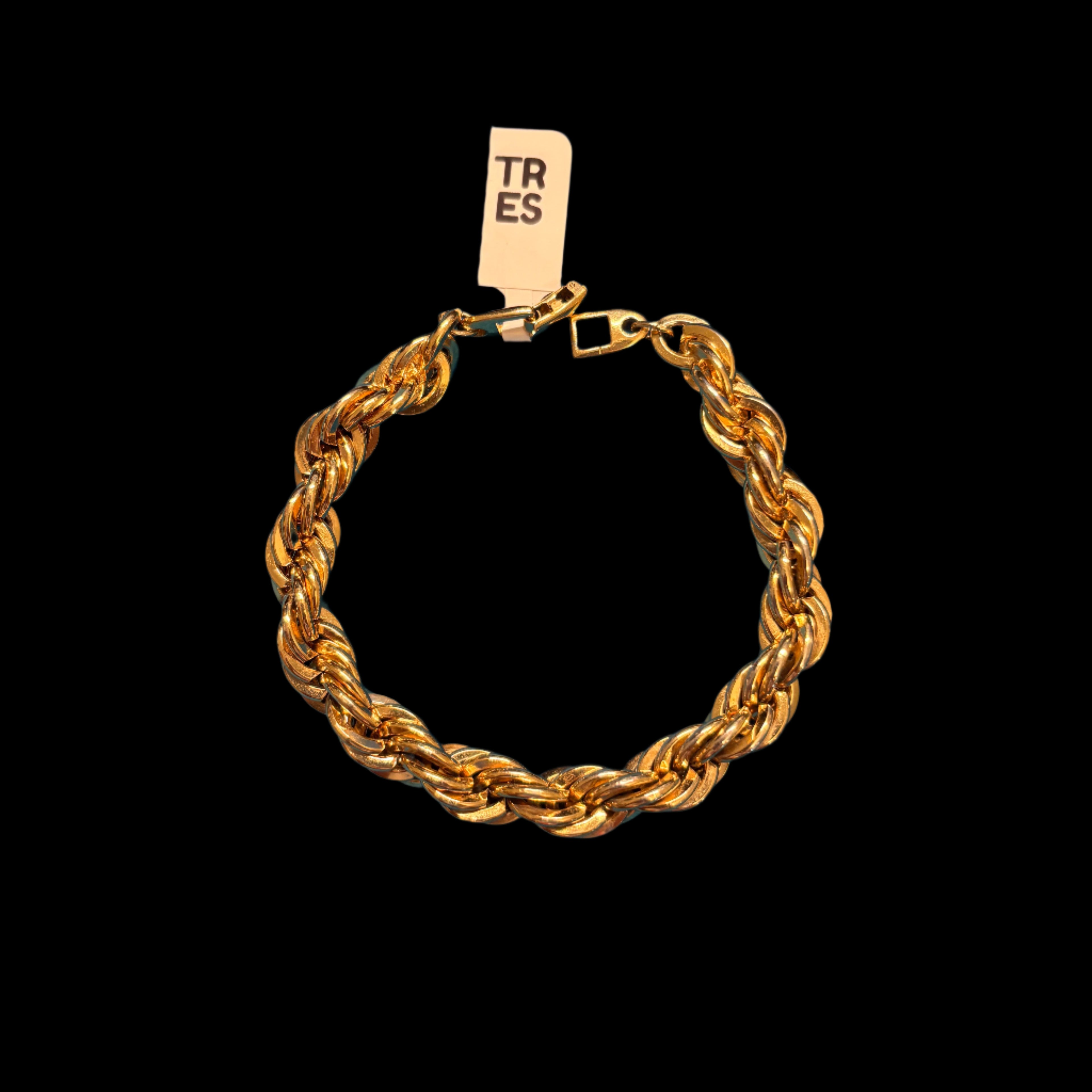 Chunky Napier Gold Plated Bracelet