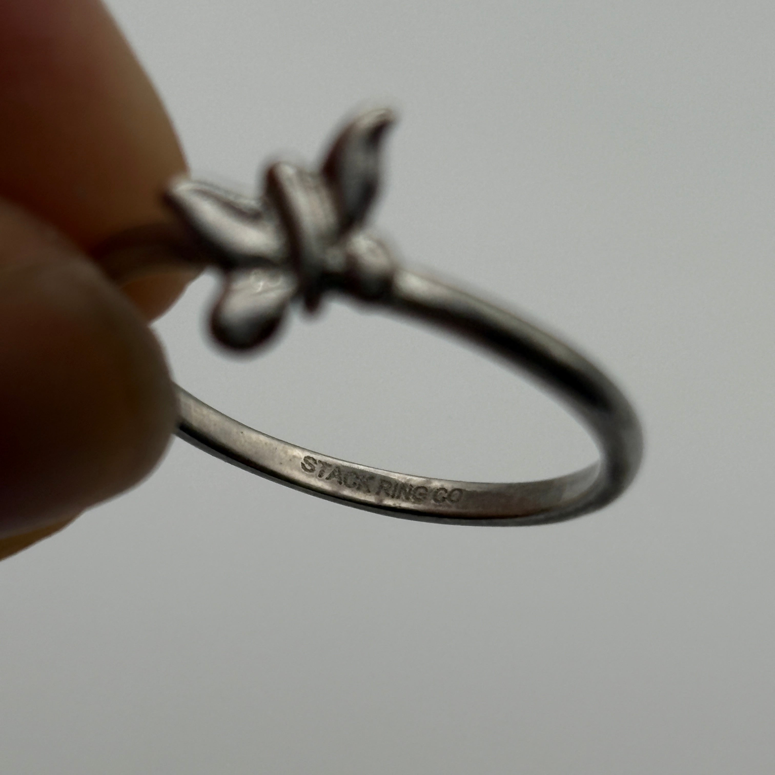 925 Butterfly Ring