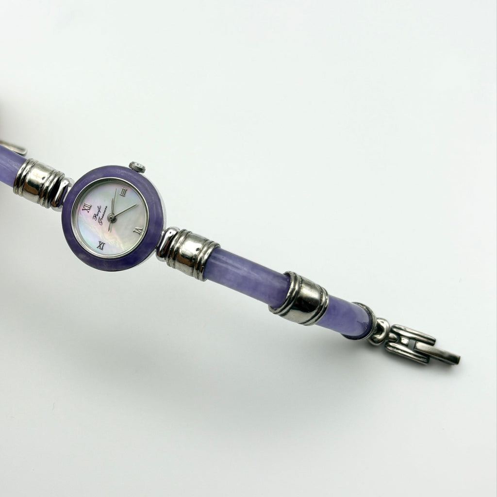 925 Royal Crown Jade & Napier Analog