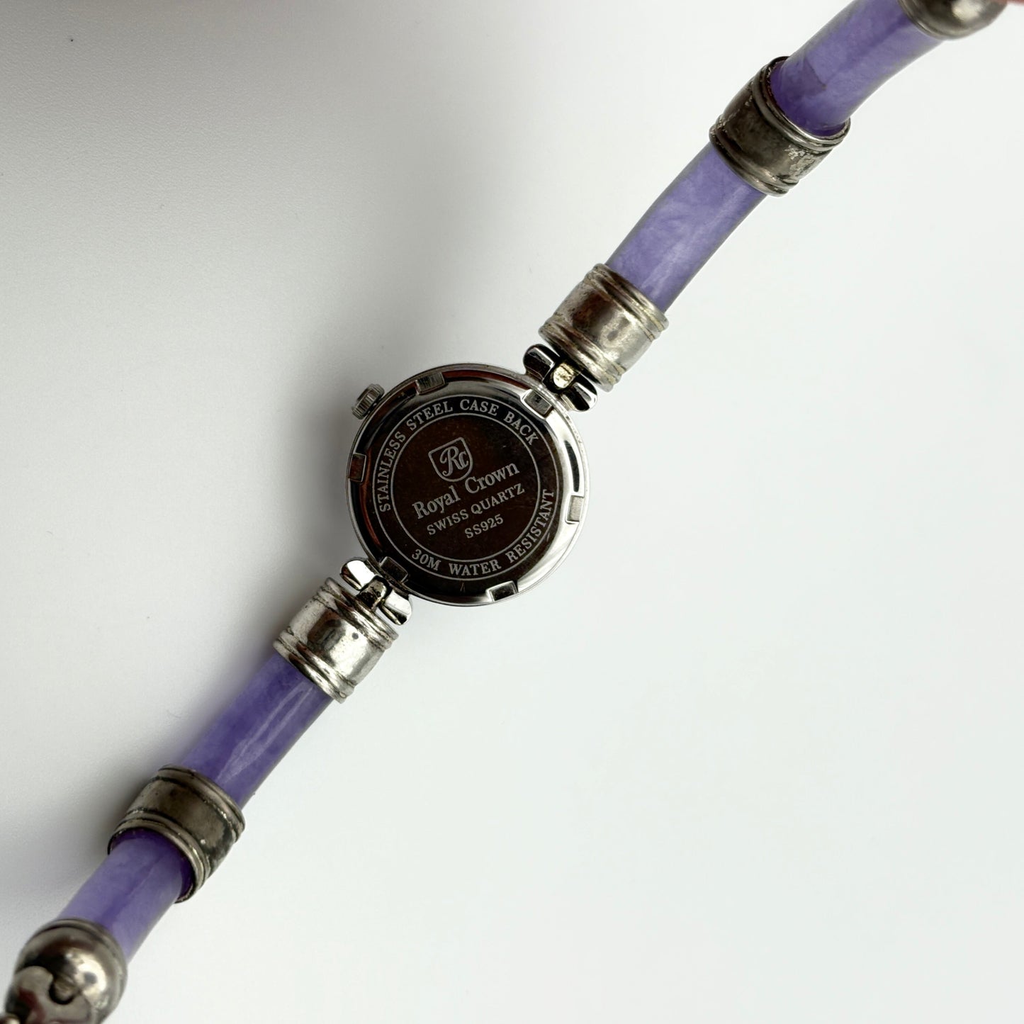 925 Royal Crown Jade & Napier Analog