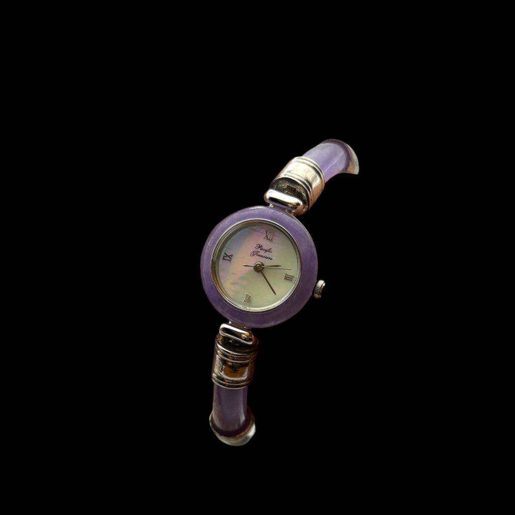 925 Royal Crown Jade & Napier Analog