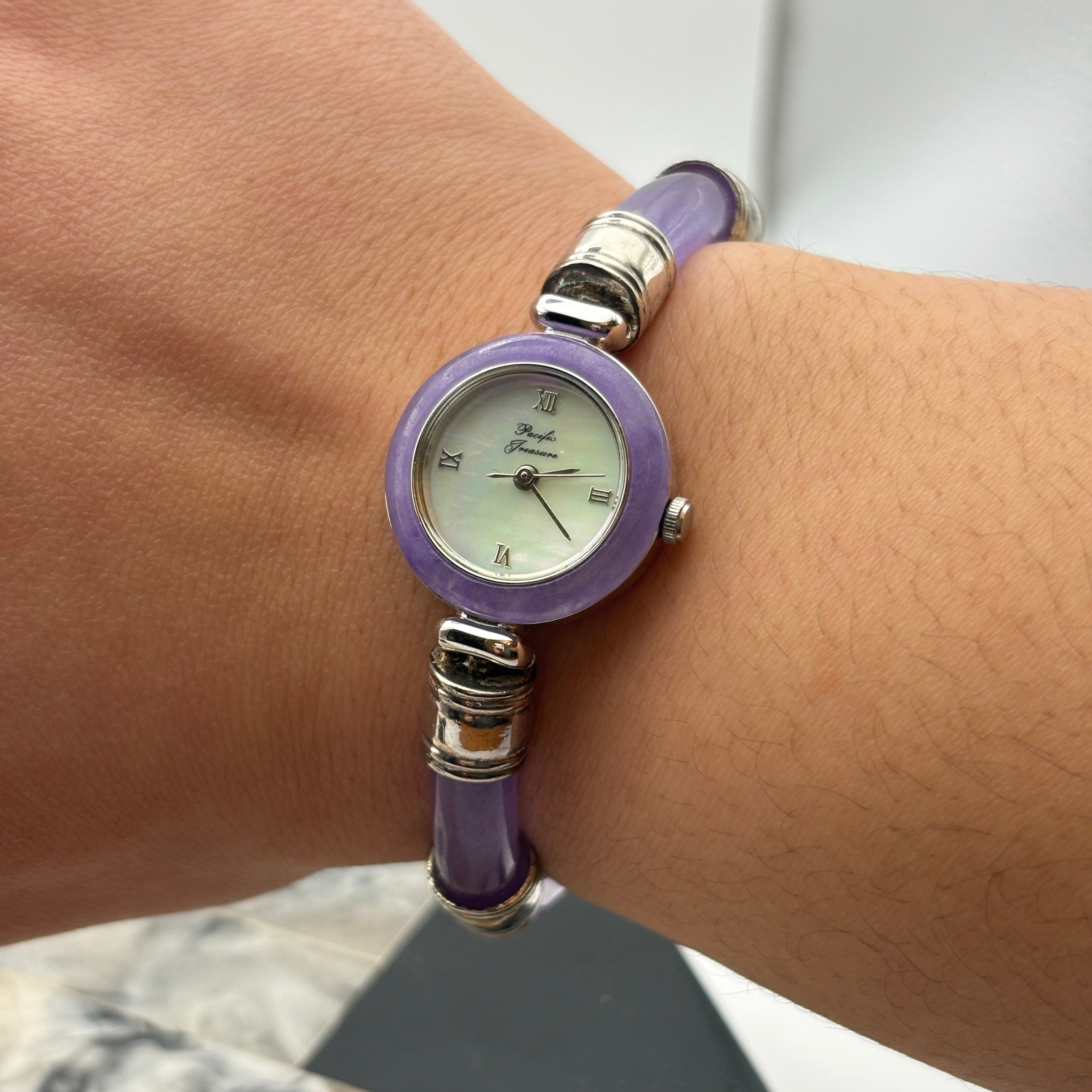 925 Royal Crown Jade & Napier Analog