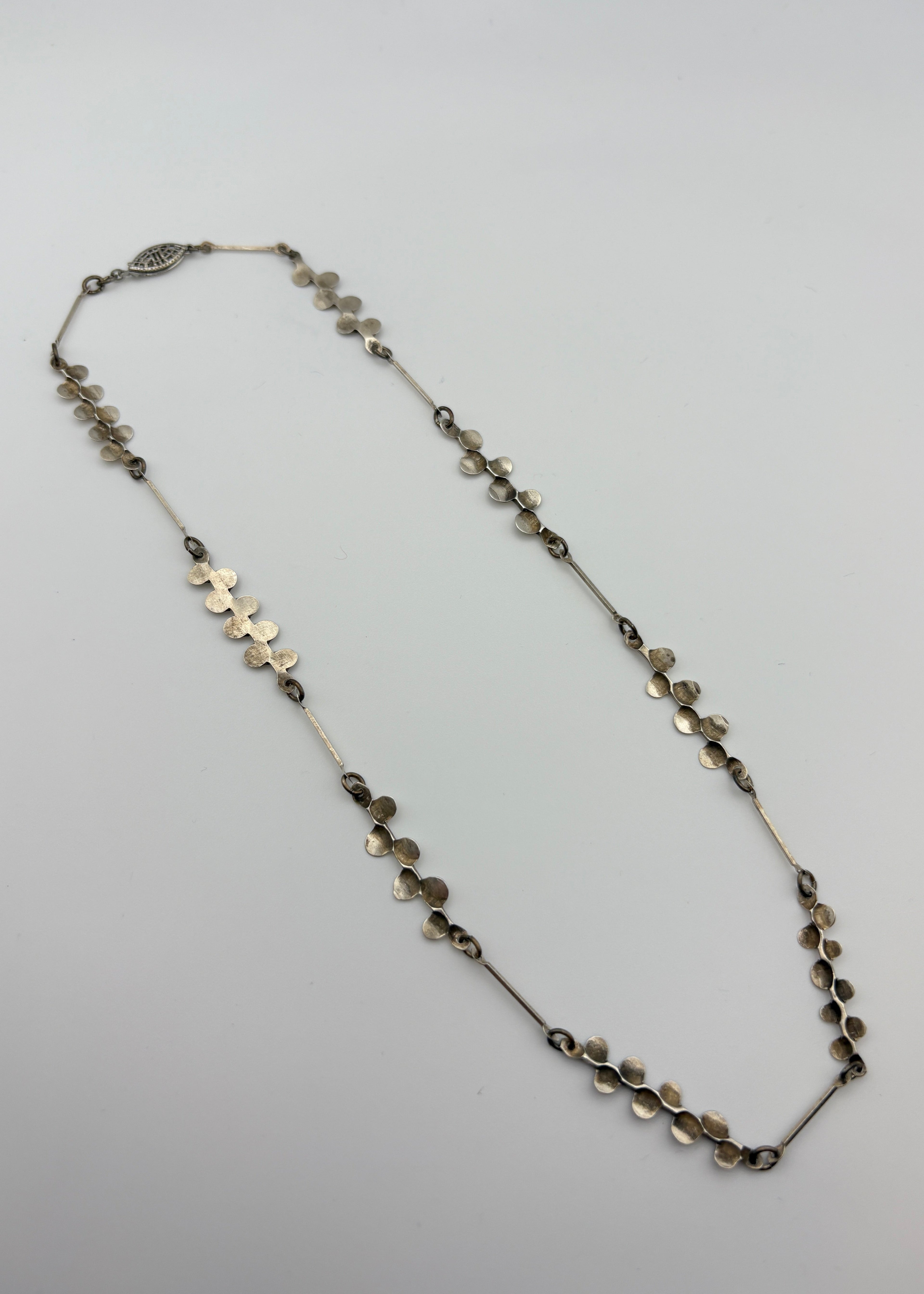 Sterling Station Chain Necklace