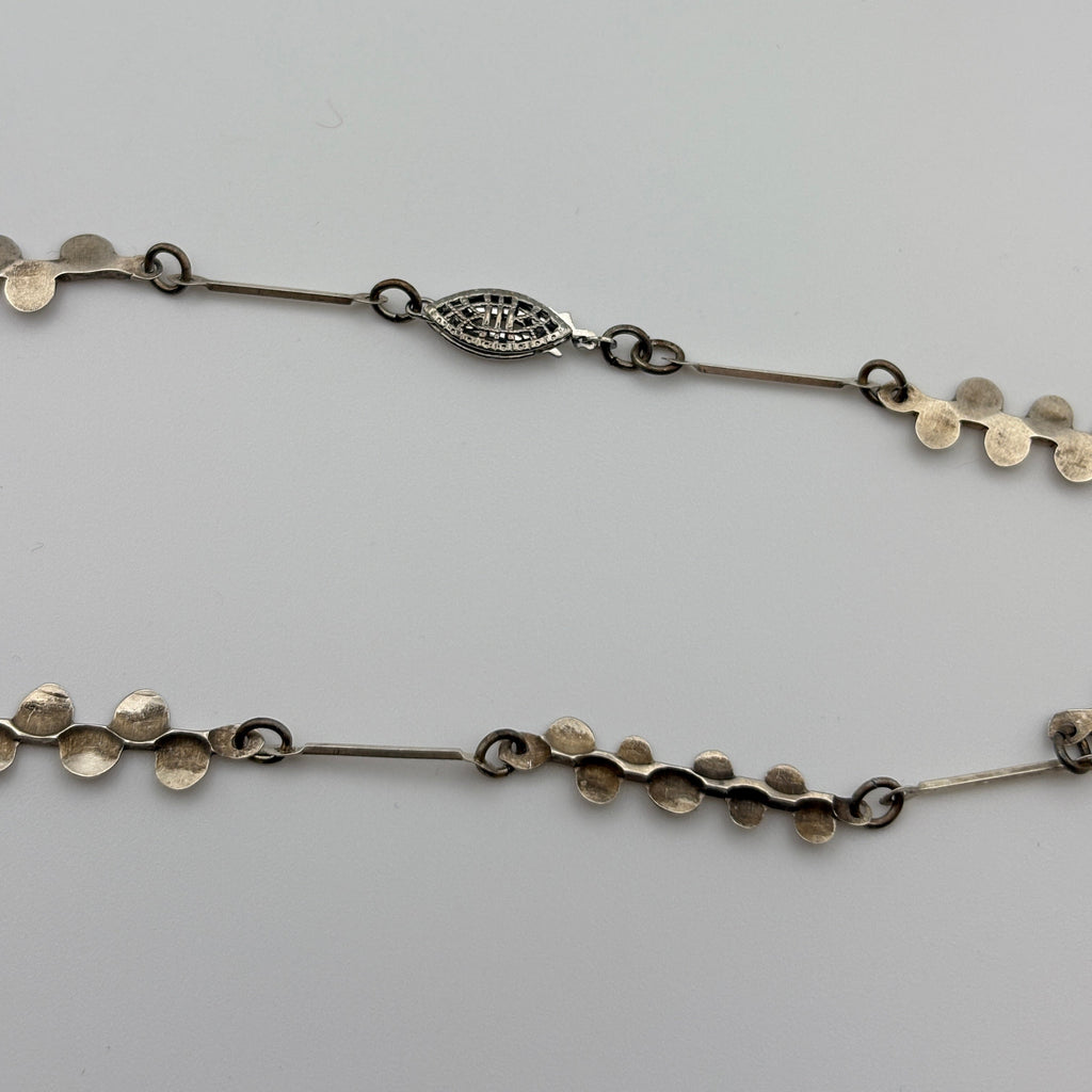Sterling Station Chain Necklace