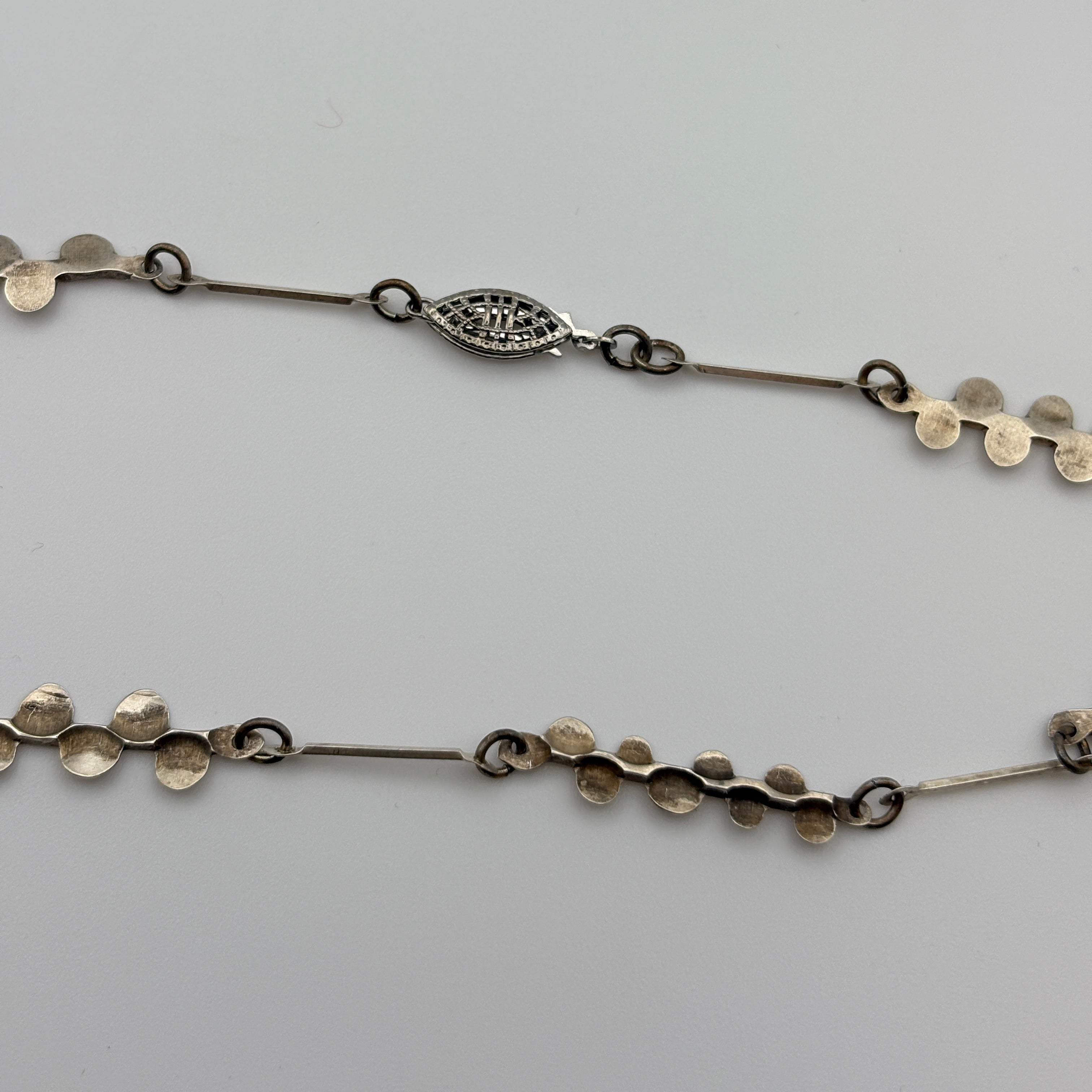 Sterling Station Chain Necklace