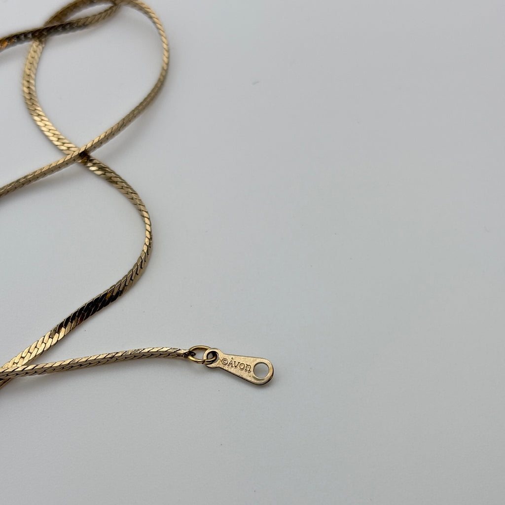 Avon Blue and White Stone Choker