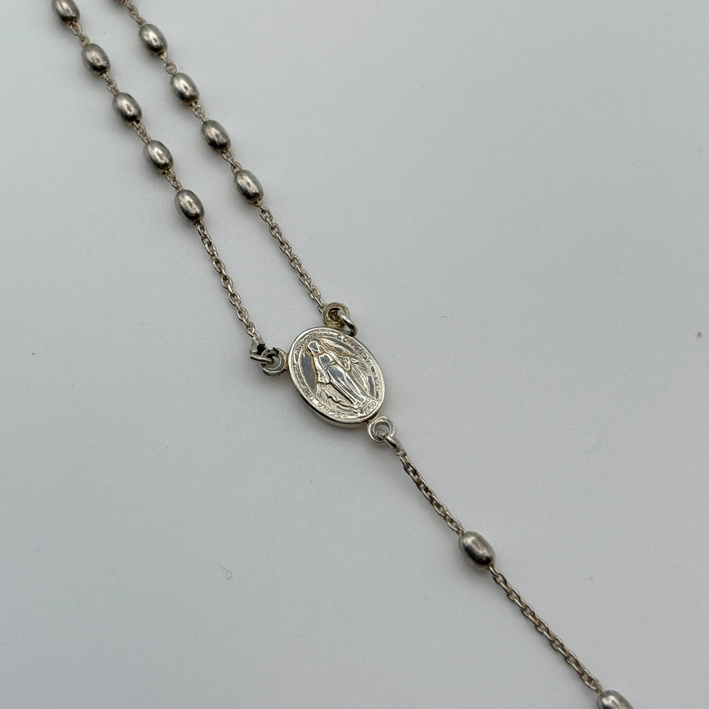 Sterling Silver Rosary by Dyadema