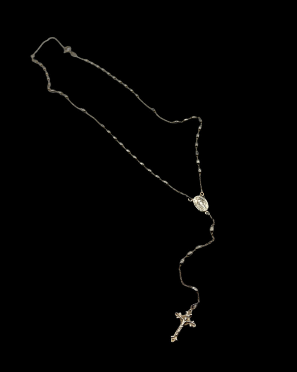 Sterling Silver Rosary by Dyadema