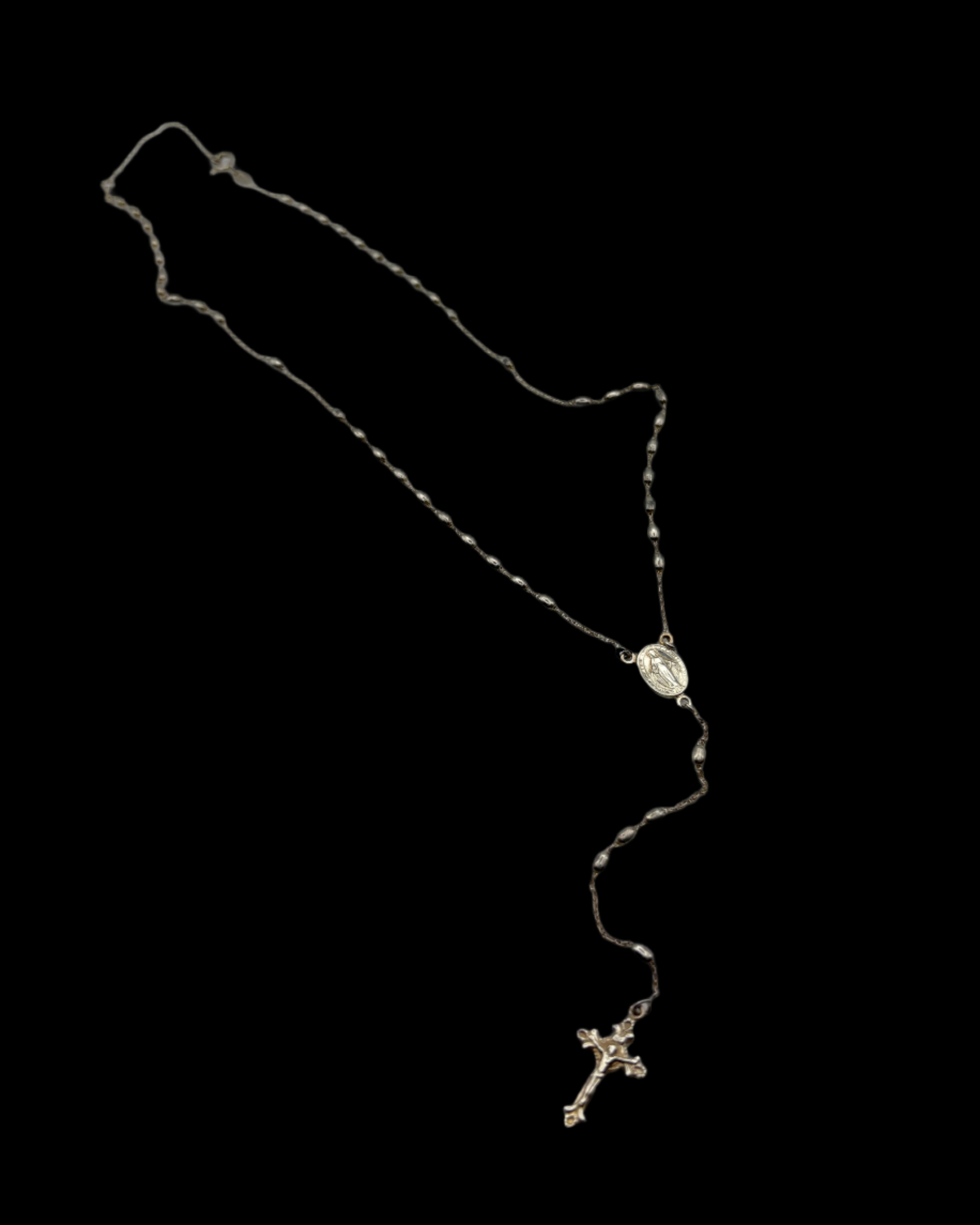 Sterling Silver Rosary by Dyadema