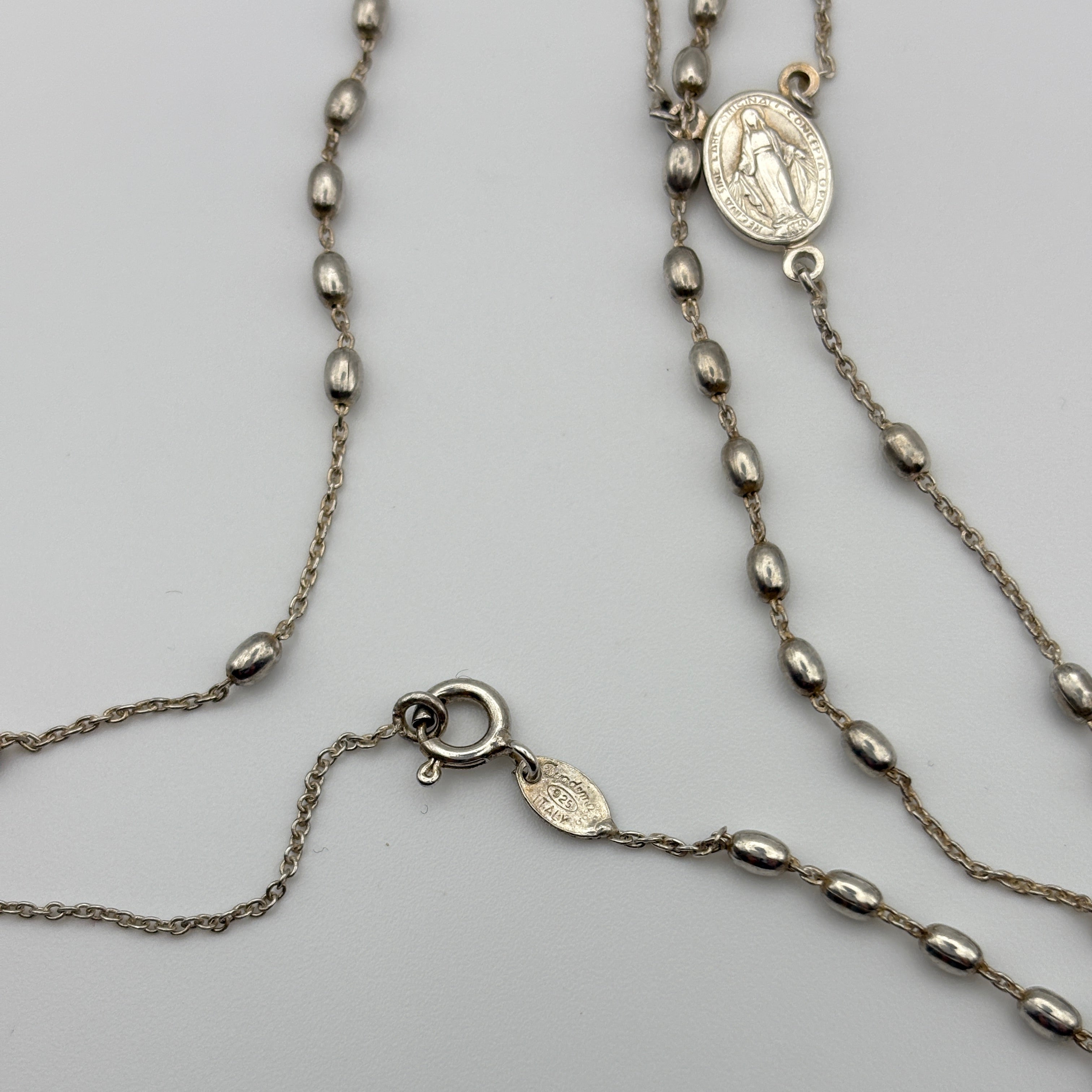 Sterling Silver Rosary by Dyadema