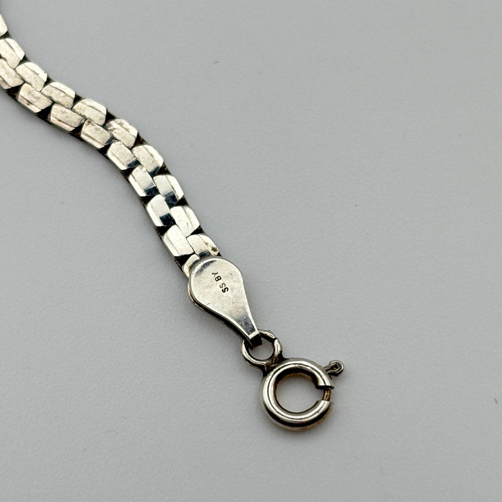 Sterling Zipper Chain Bracelet
