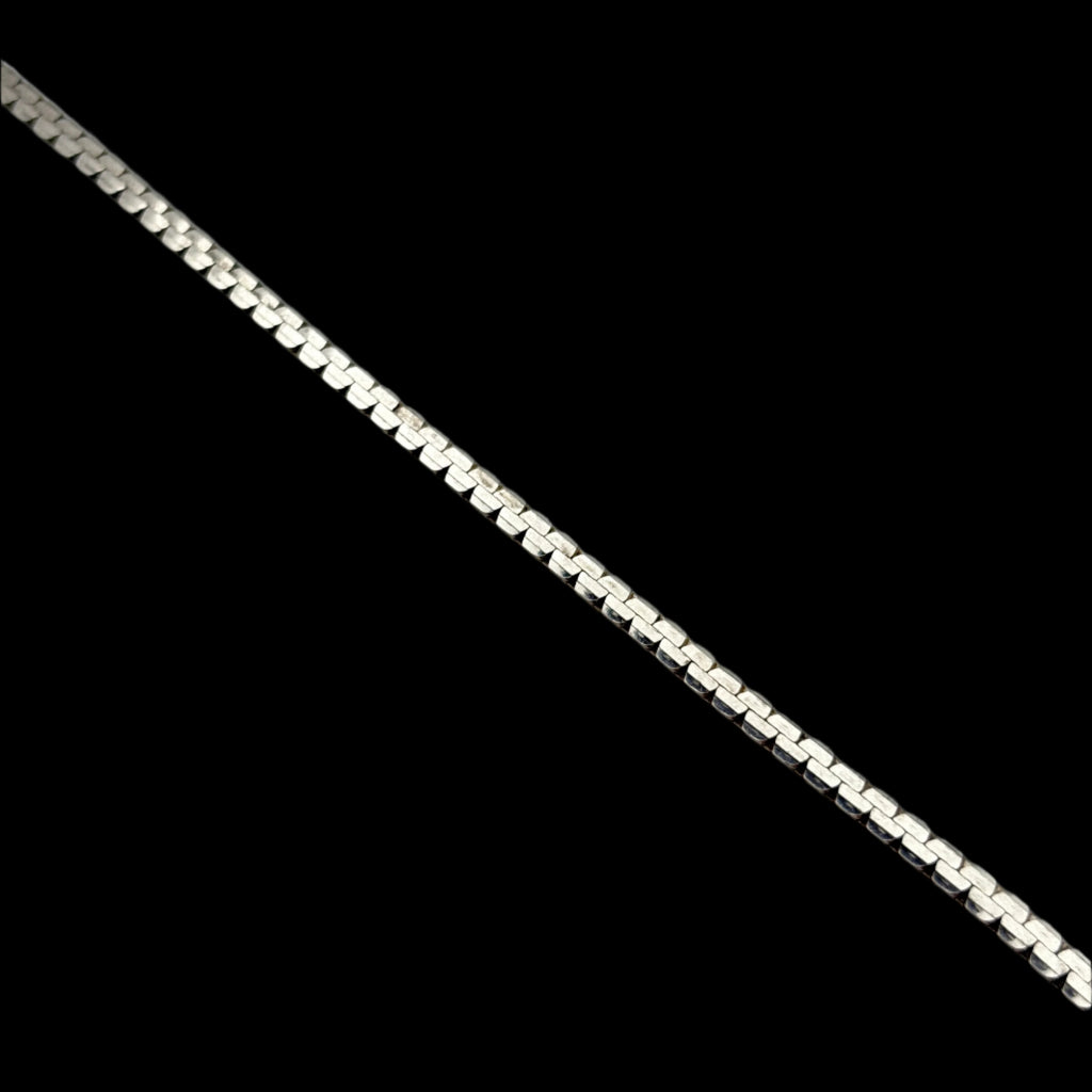 Sterling Zipper Chain Bracelet