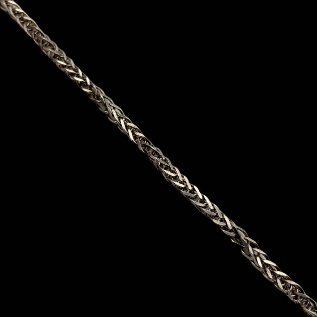 Sterling Wheat Chain Bracelet