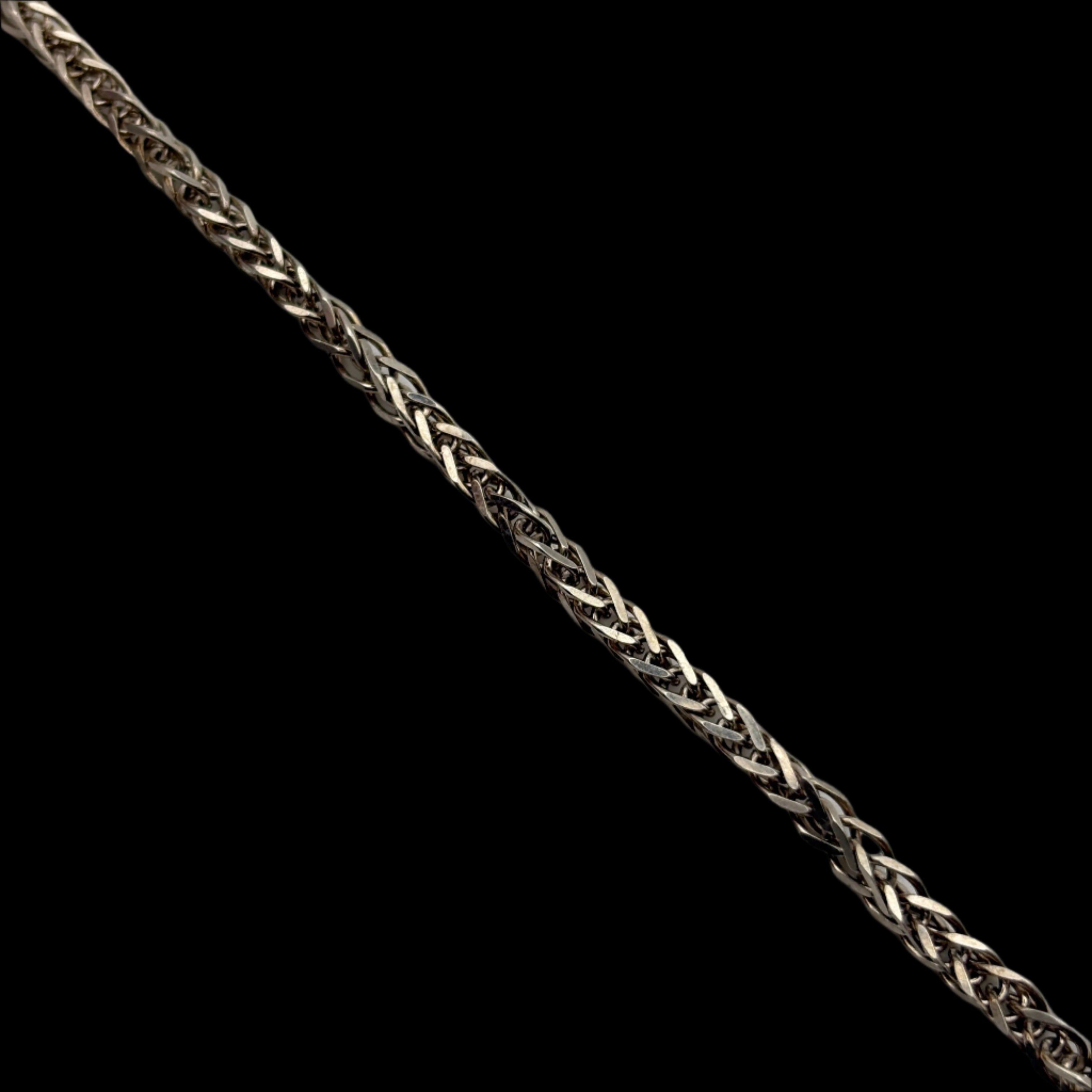 Sterling Wheat Chain Bracelet