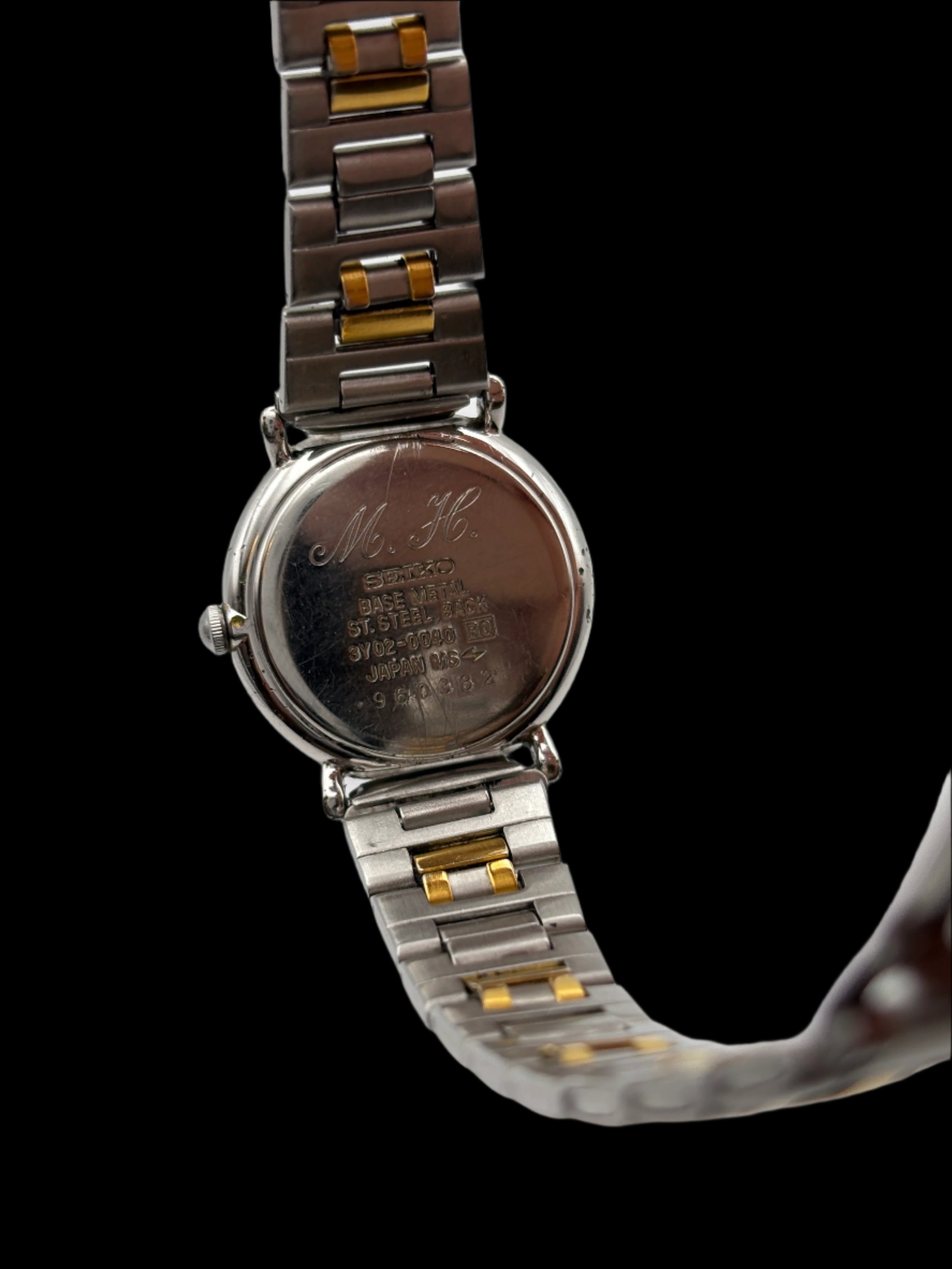 Seiko Blue Text Day Date