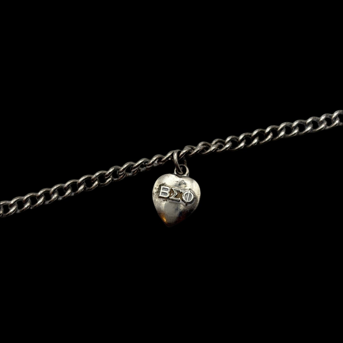 1956 Sterling Silver Sorority Welcome Bracelet