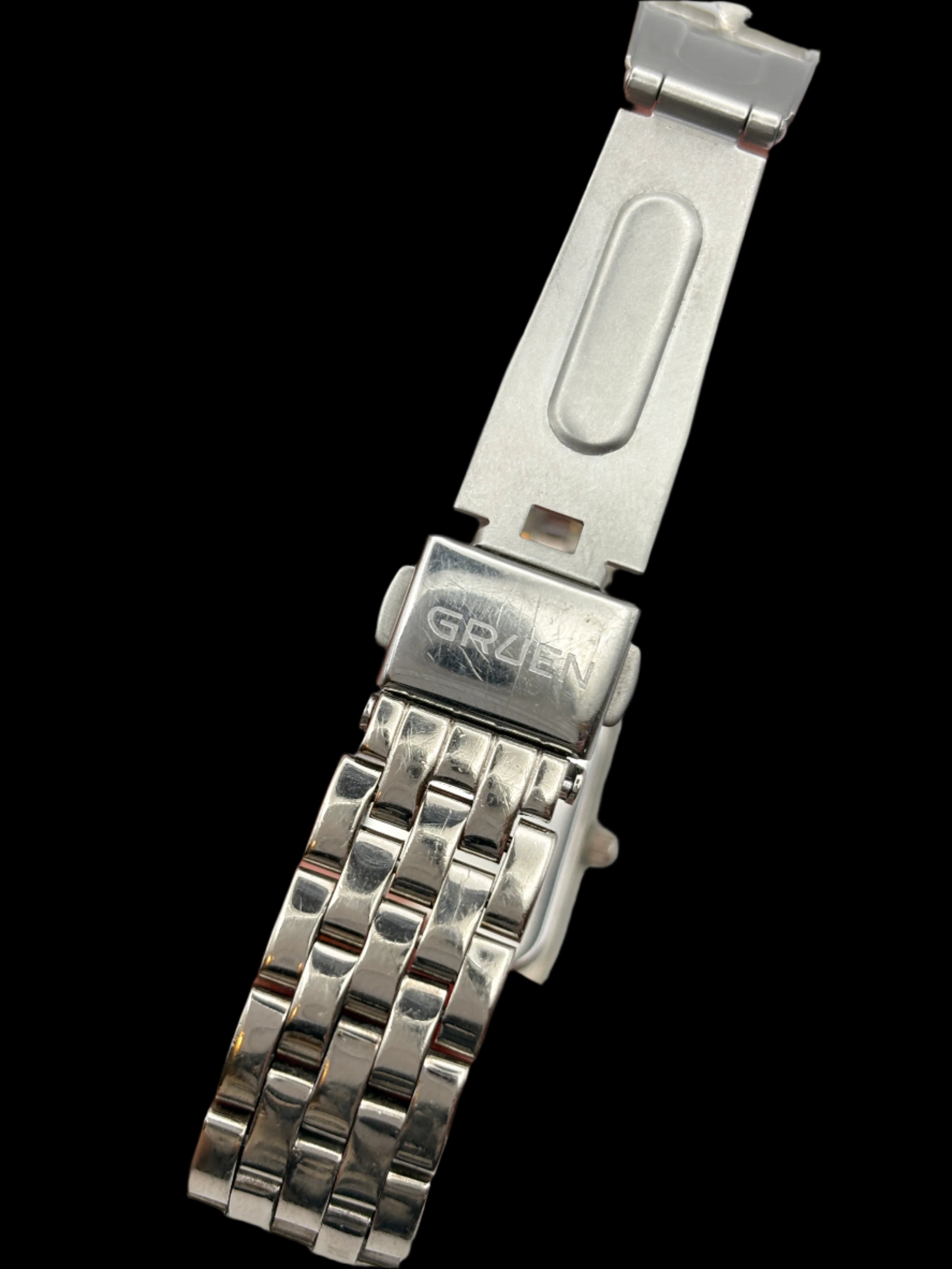 Gruen Curvex Quartz Black Dial