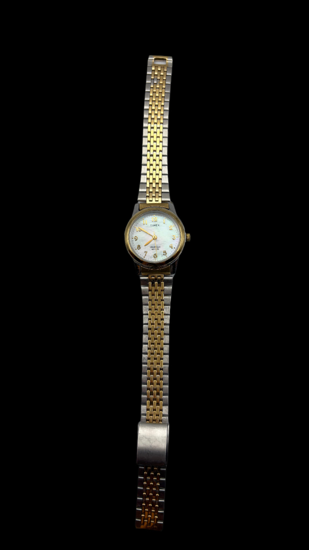 Two-tone Timex Indiglo MOP Dial