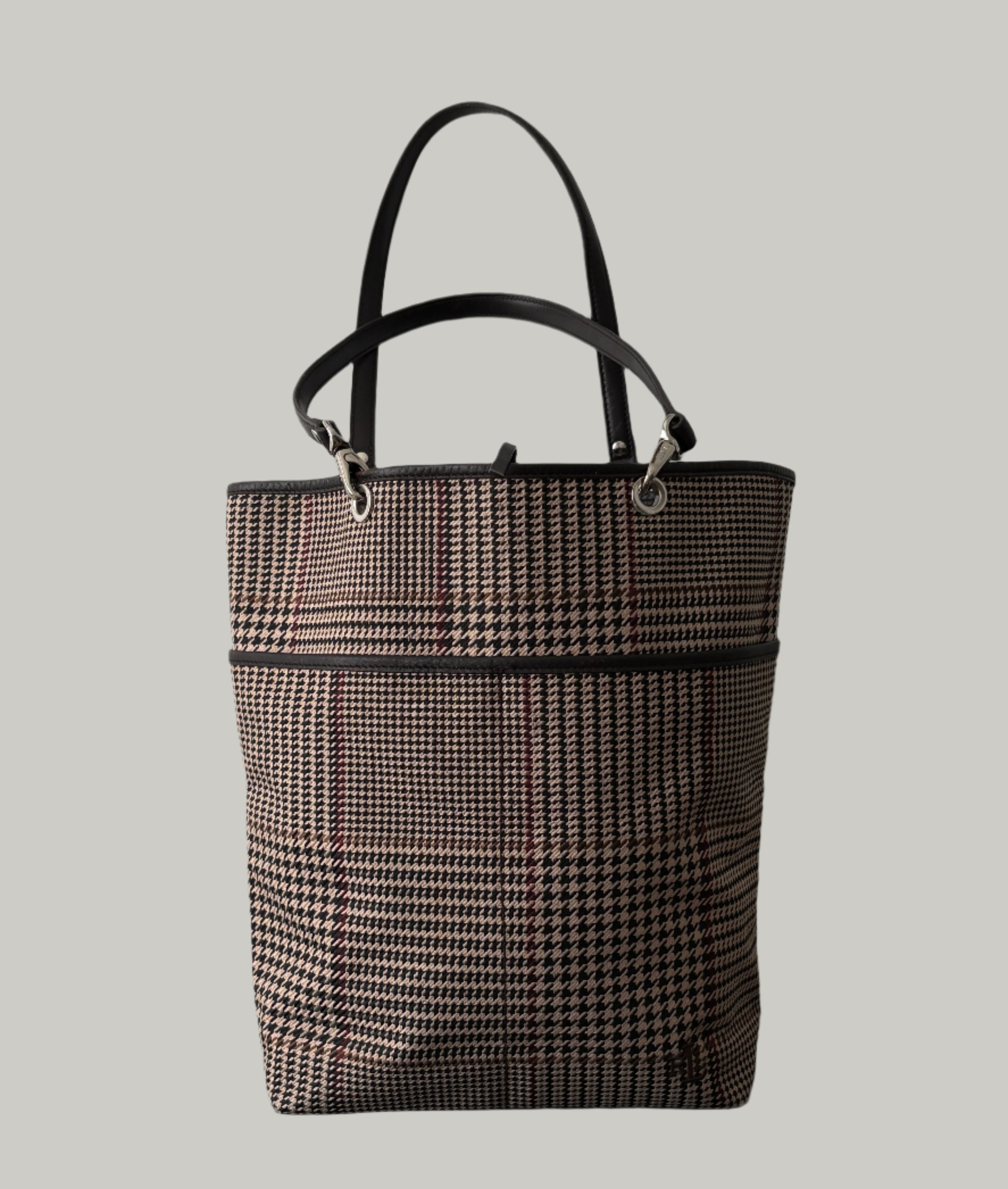 Ralph Lauren Houndstooth Tote Bag