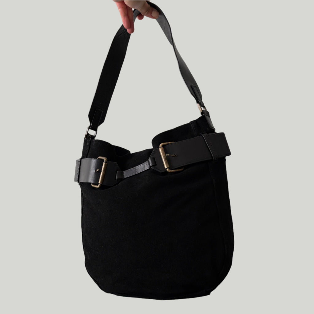 Danier Horsebit Buckle Tote Bag