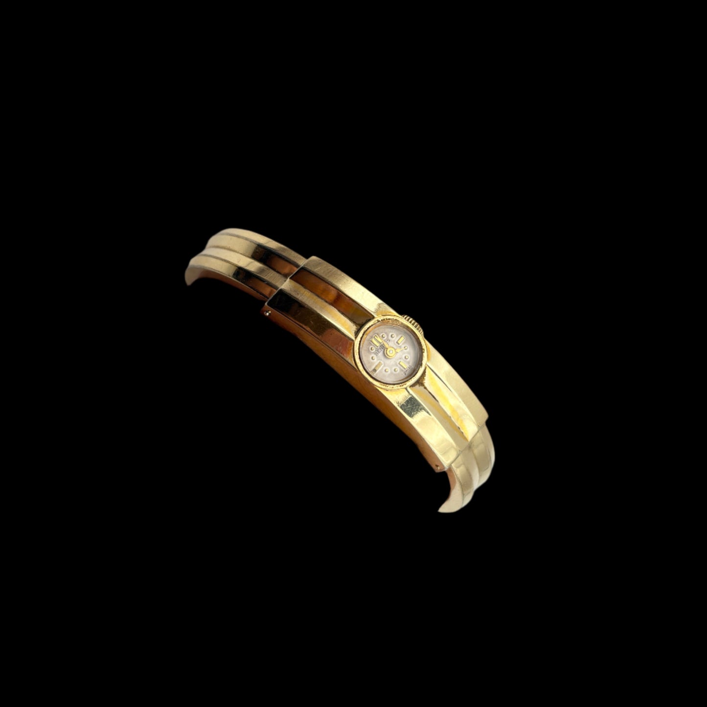 10KT RGR Benrus Cuff Watch