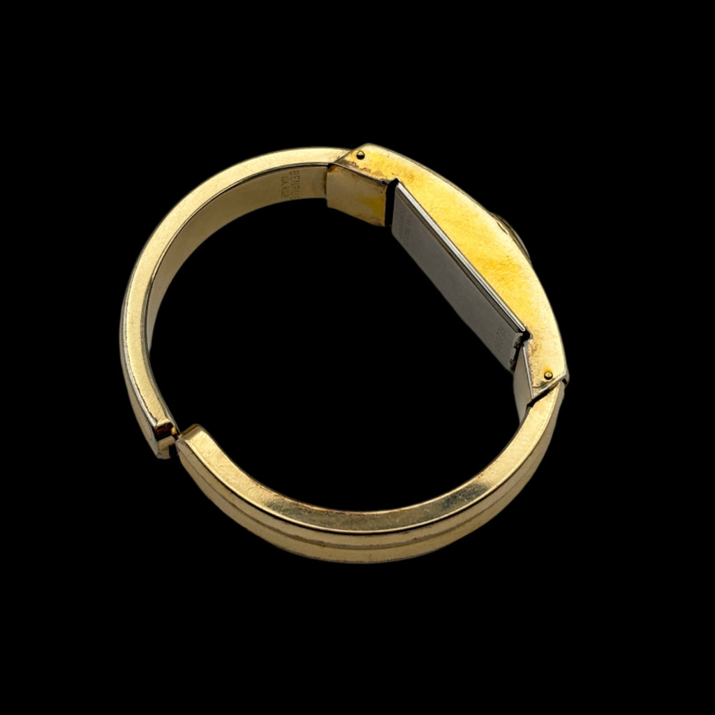 10KT RGR Benrus Cuff Watch