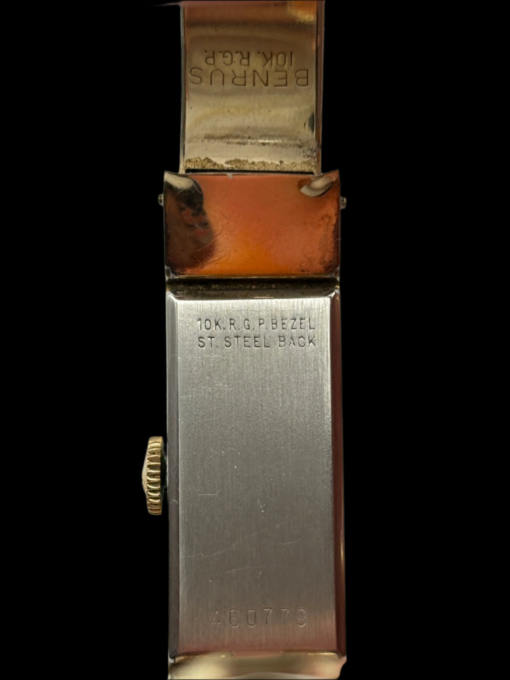 10KT RGR Benrus Cuff Watch