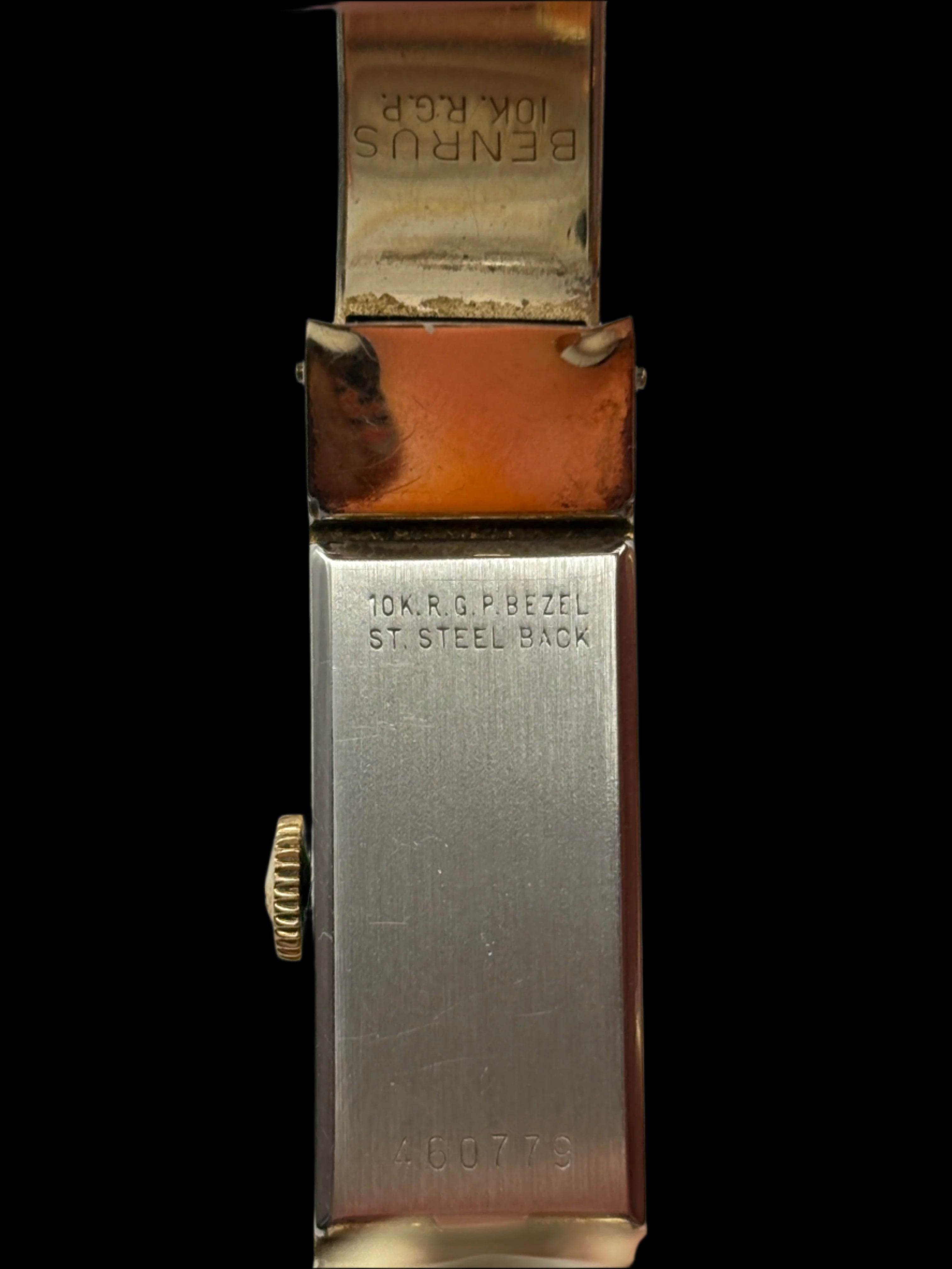 10KT RGR Benrus Cuff Watch