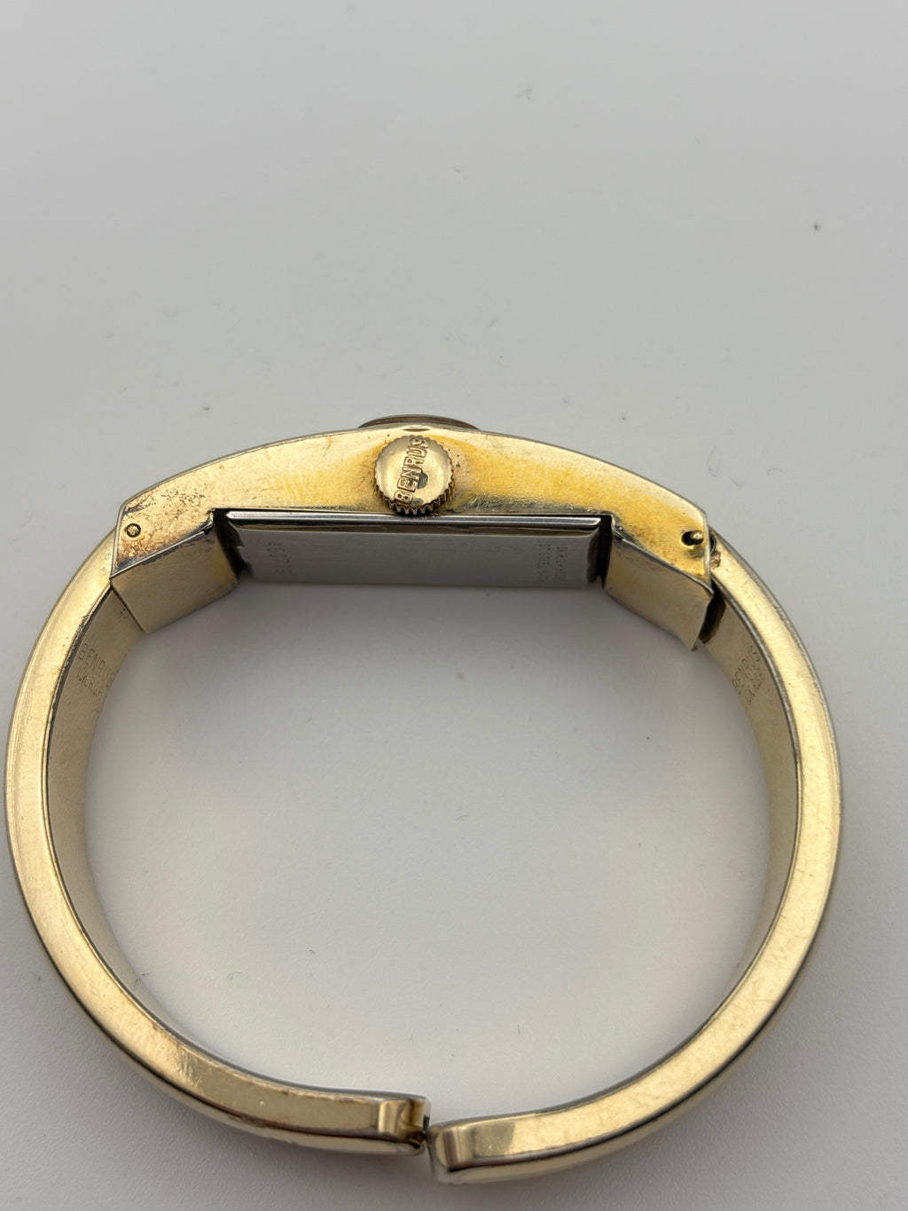 10KT RGR Benrus Cuff Watch